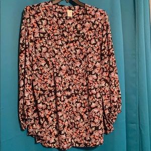 Terra & Sky Colorful Tunic Top